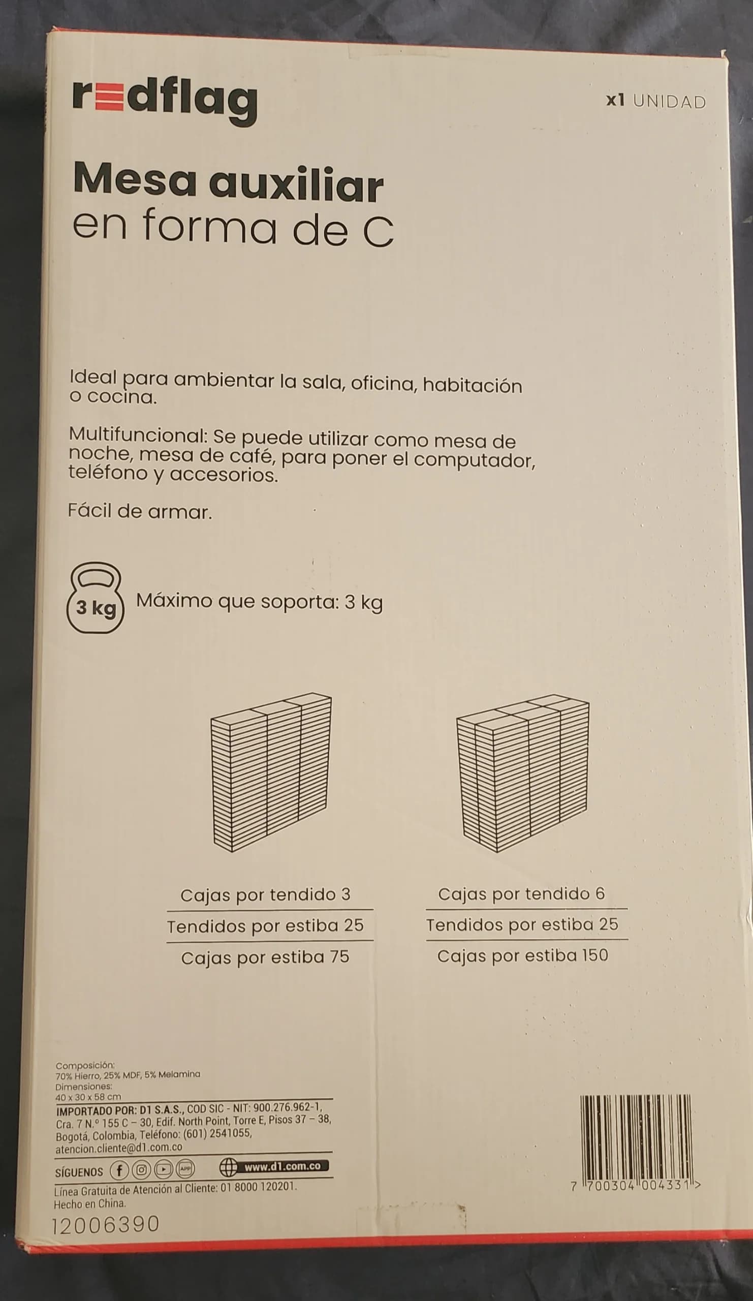 imagen de producto Mesa Auxiliar
