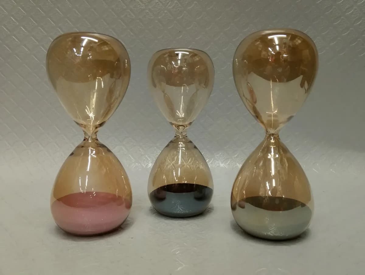 imagen de producto Reloj Arena U.s.a De Mesa Cristal Ambar