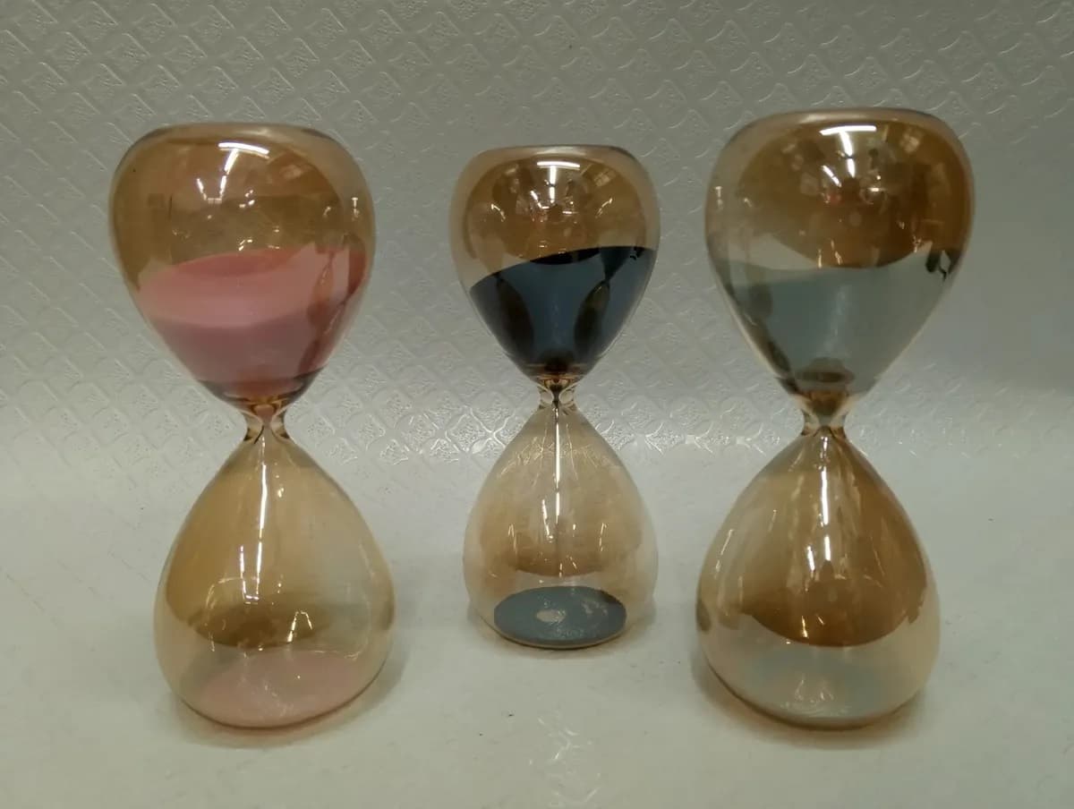 imagen de producto Reloj Arena U.s.a De Mesa Cristal Ambar