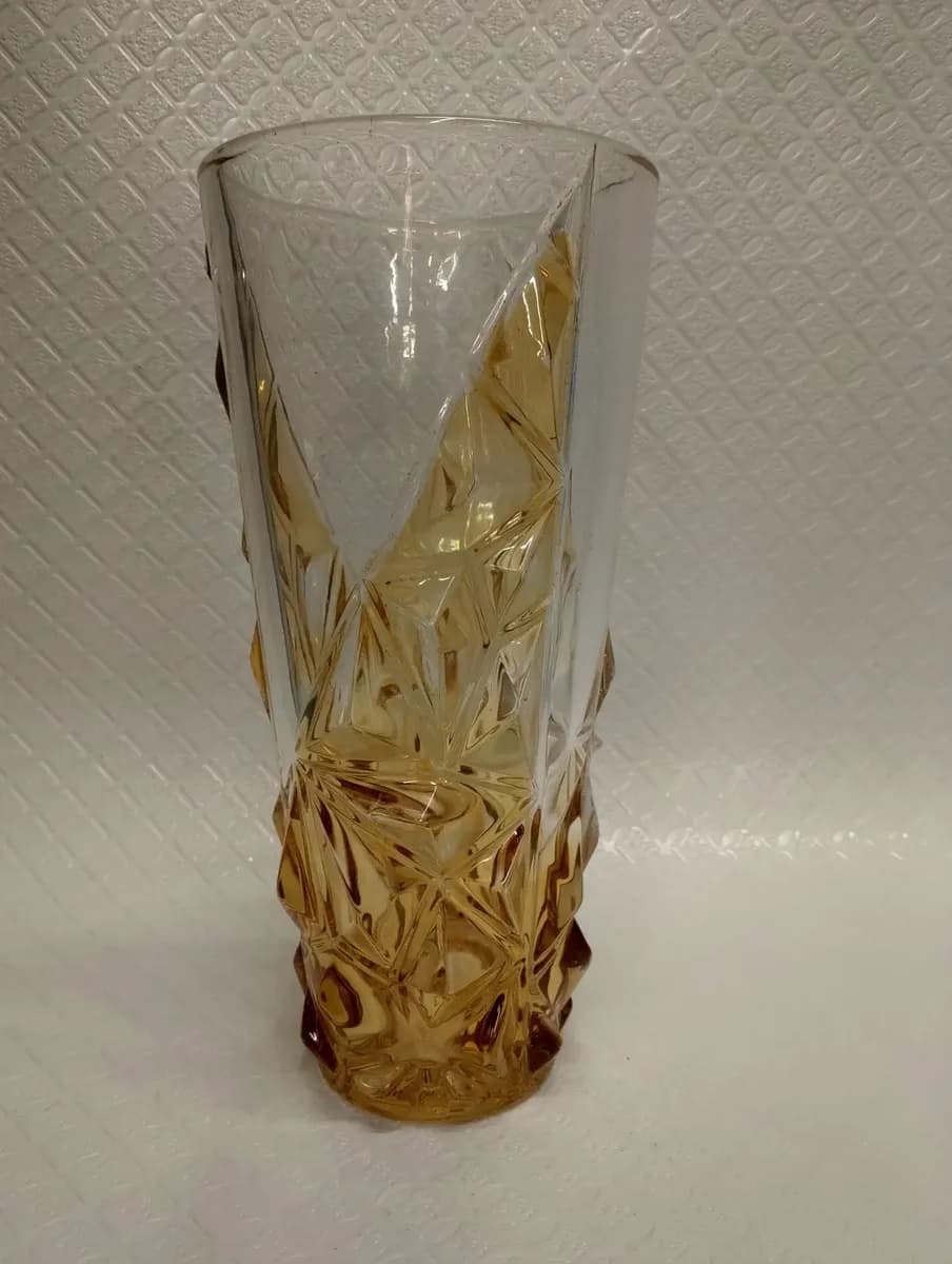 imagen de producto Florero Antiguo Cristal Murano Ambar