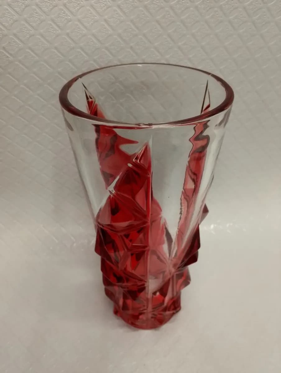 imagen de producto Florero Cristal Murano Triangulos