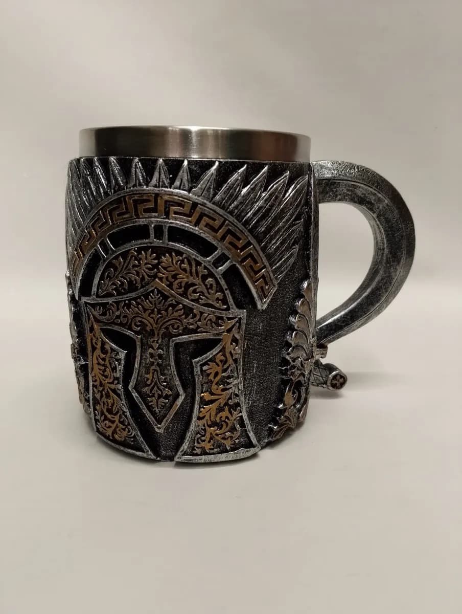 imagen de producto Vaso Medieval Marmolina Y Acero