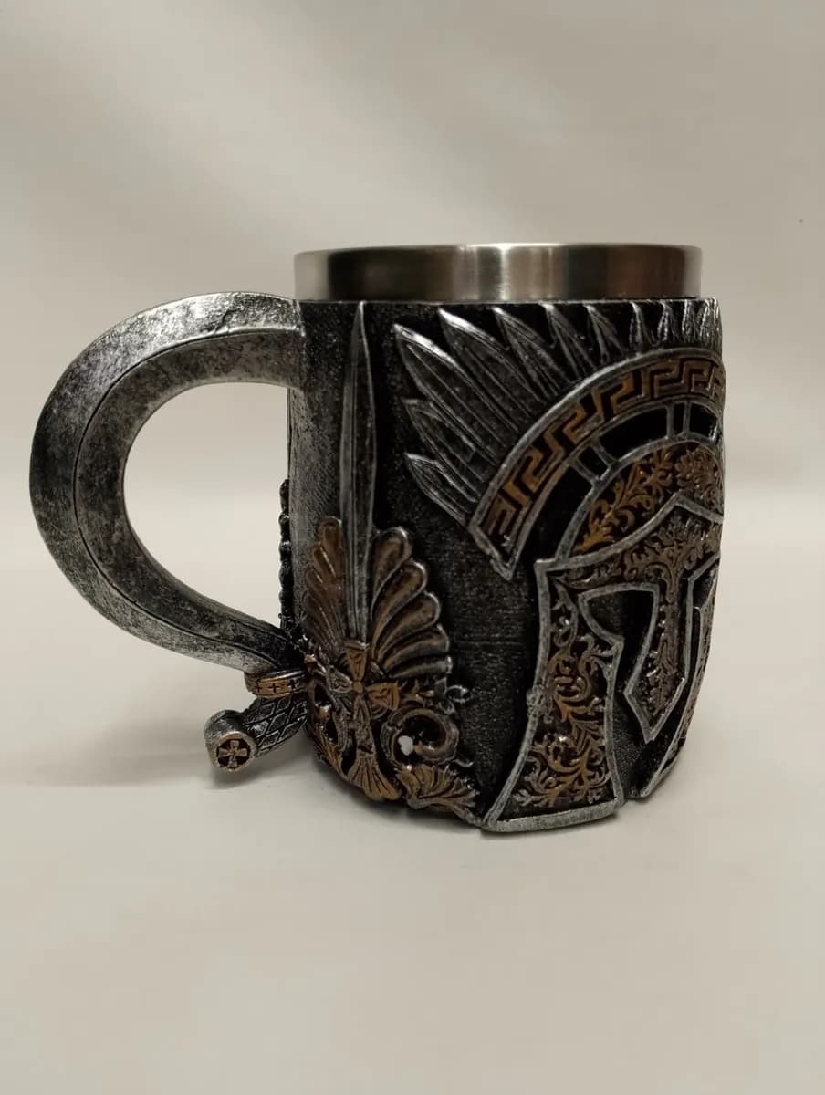 imagen de producto Vaso Medieval Marmolina Y Acero