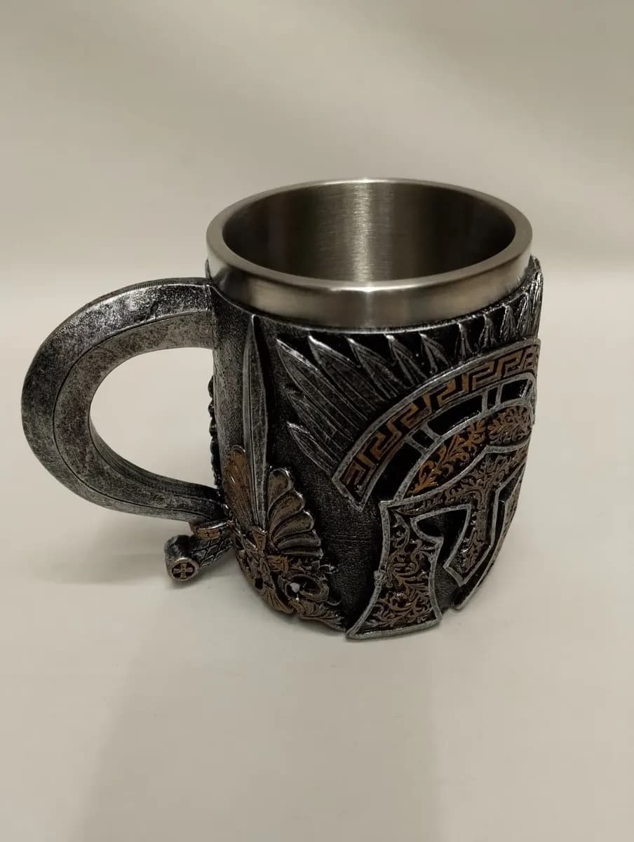 imagen de producto Vaso Medieval Marmolina Y Acero
