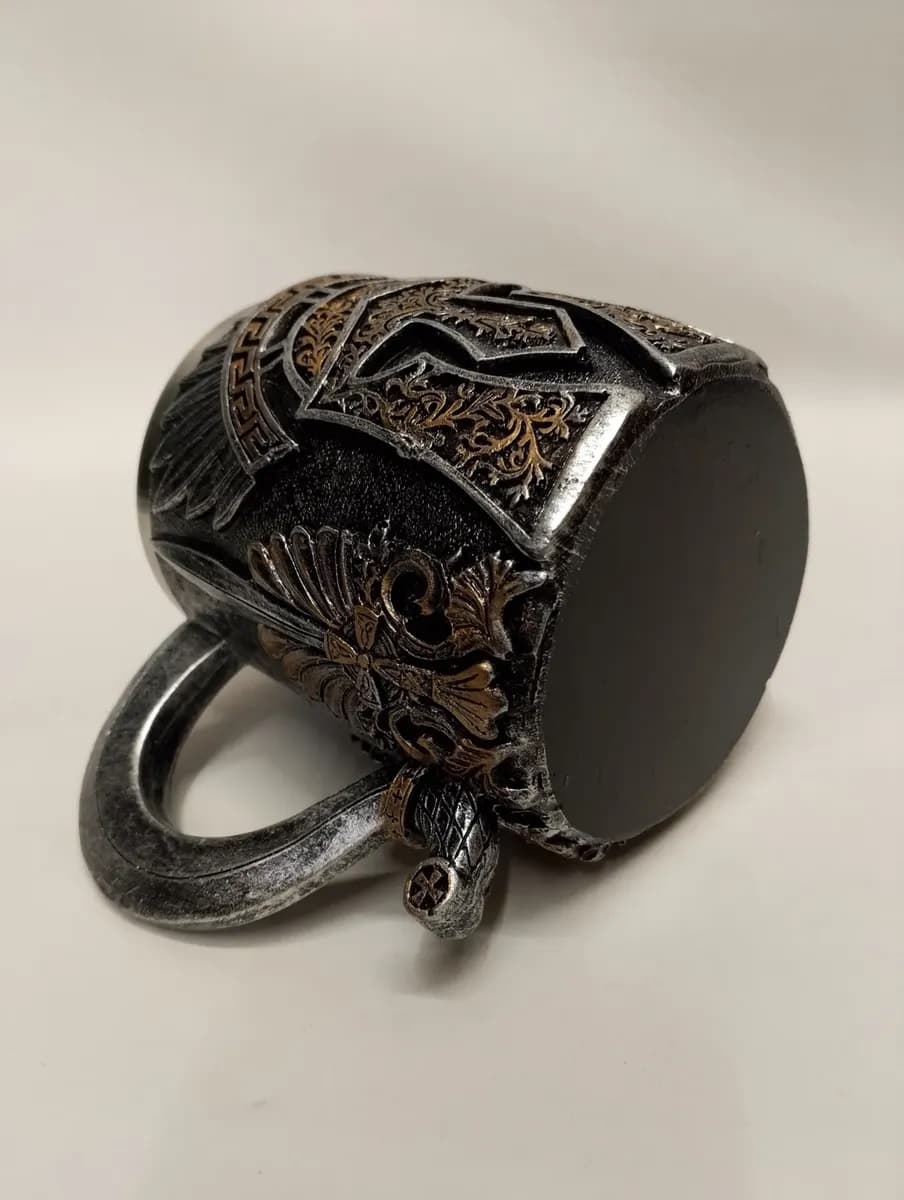 imagen de producto Vaso Medieval Marmolina Y Acero