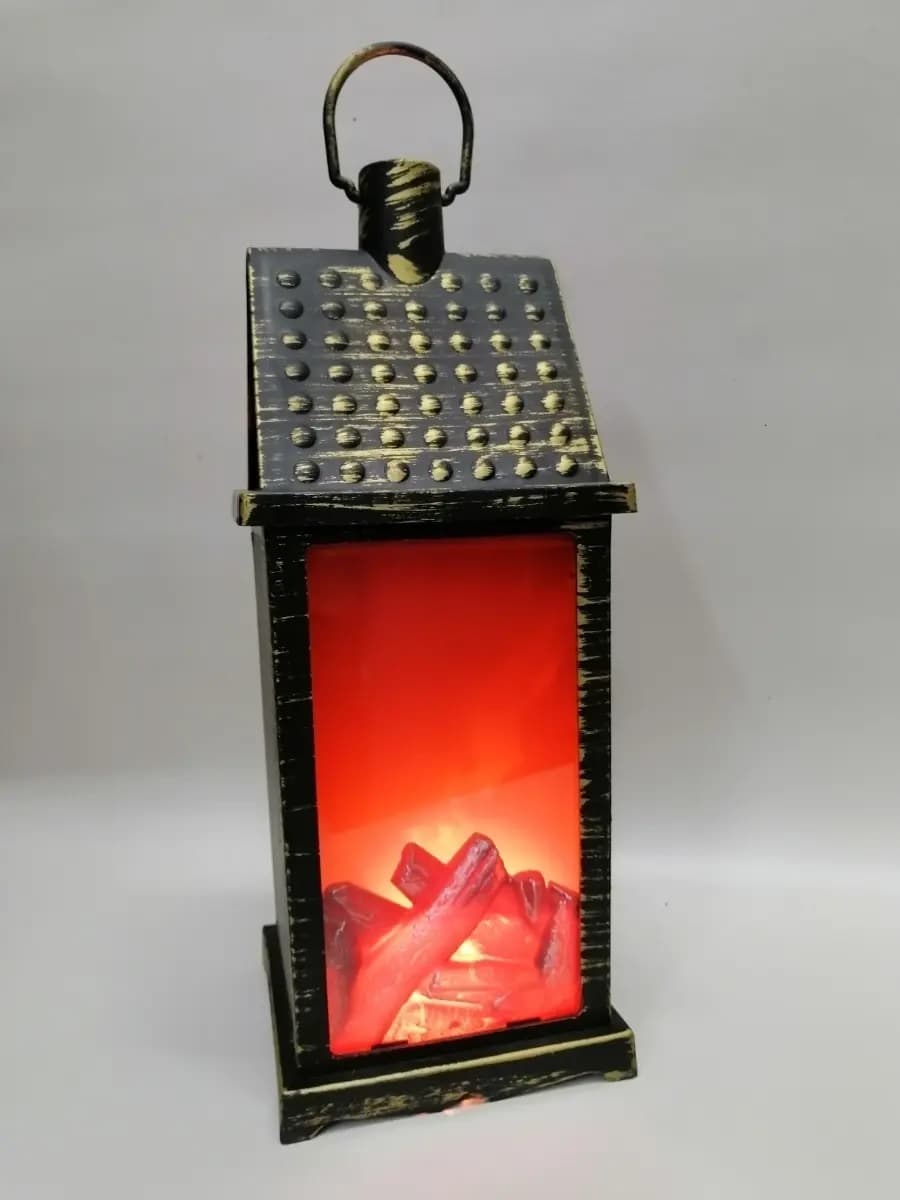 imagen de producto Lampara Farol Luz Led Chimenea