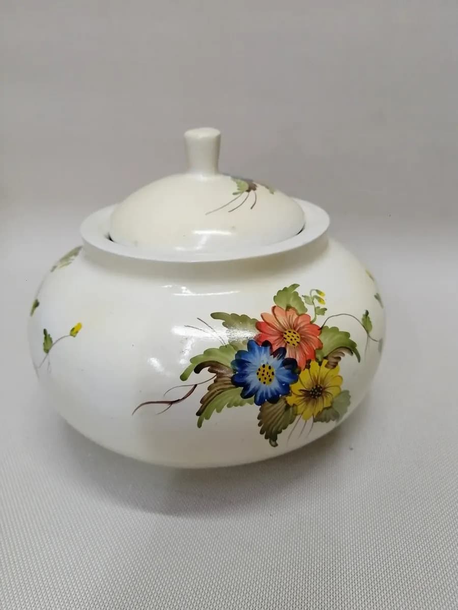 imagen de producto Bombonera O Sopera Mesa Ceramica Y Óleo