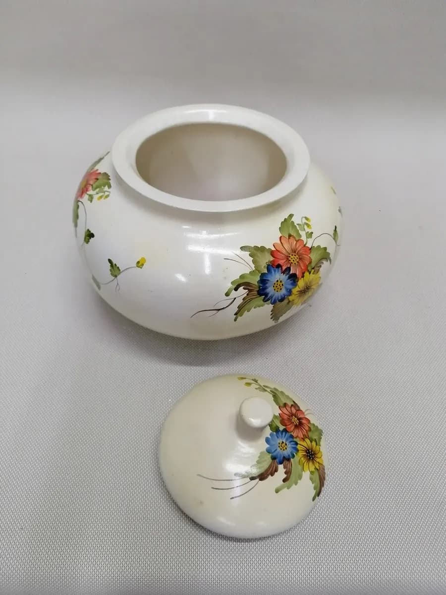 imagen de producto Bombonera O Sopera Mesa Ceramica Y Óleo