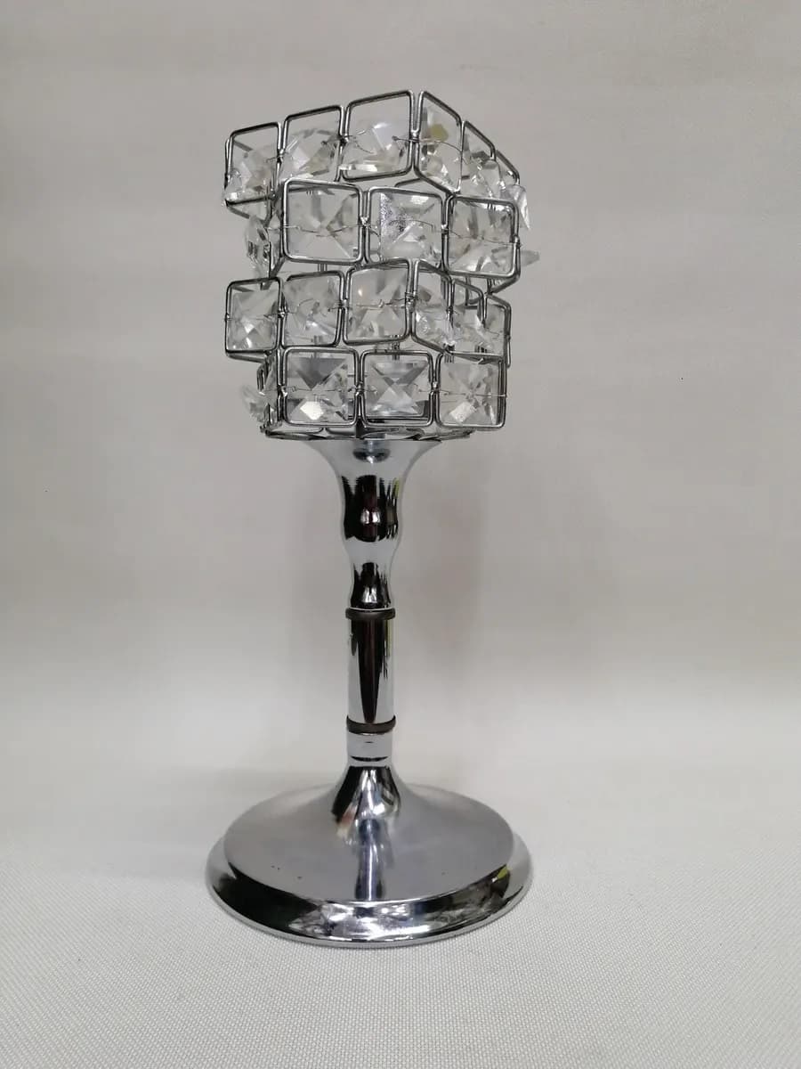 imagen de producto Candelabro Antimonio Cromado Cristal