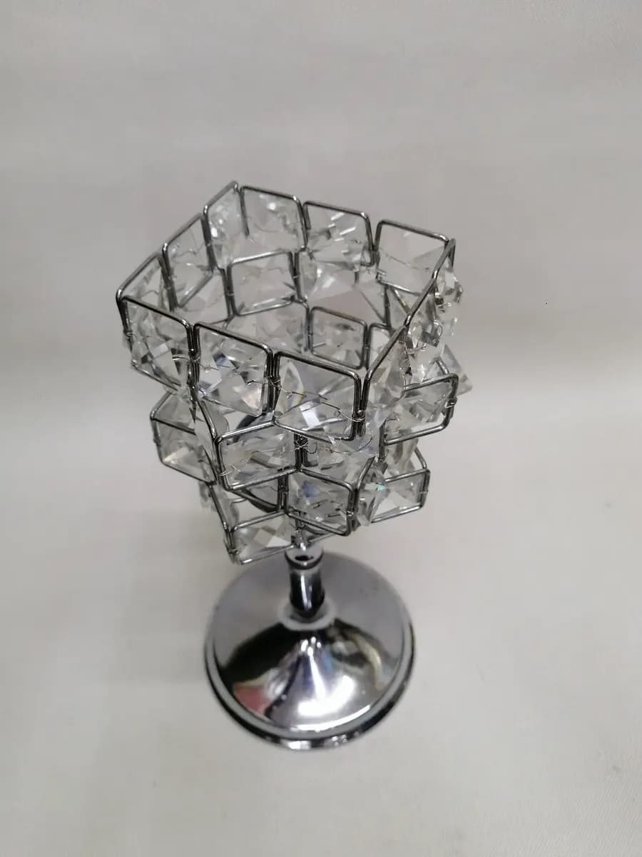 imagen de producto Candelabro Antimonio Cromado Cristal