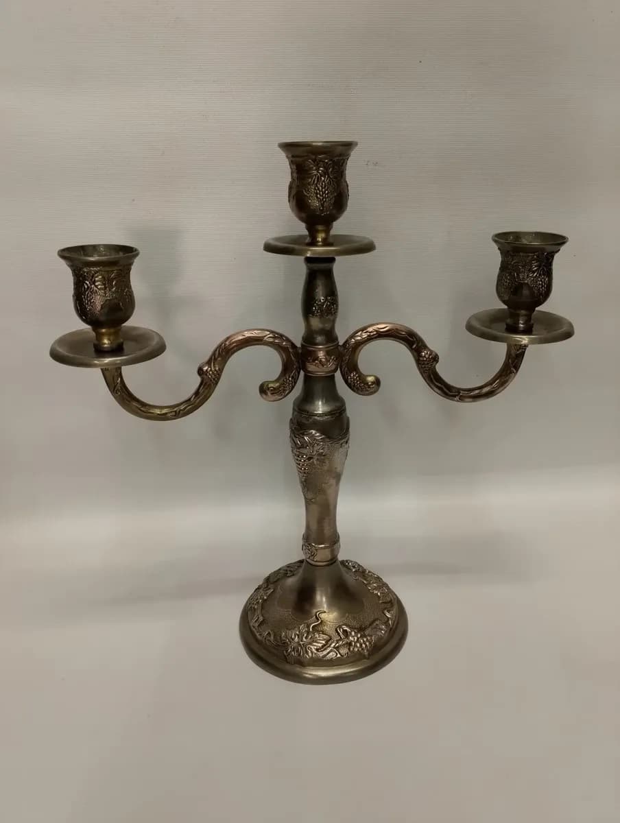 imagen de producto Candelabro Mesa Italy En Cobre Con Baño