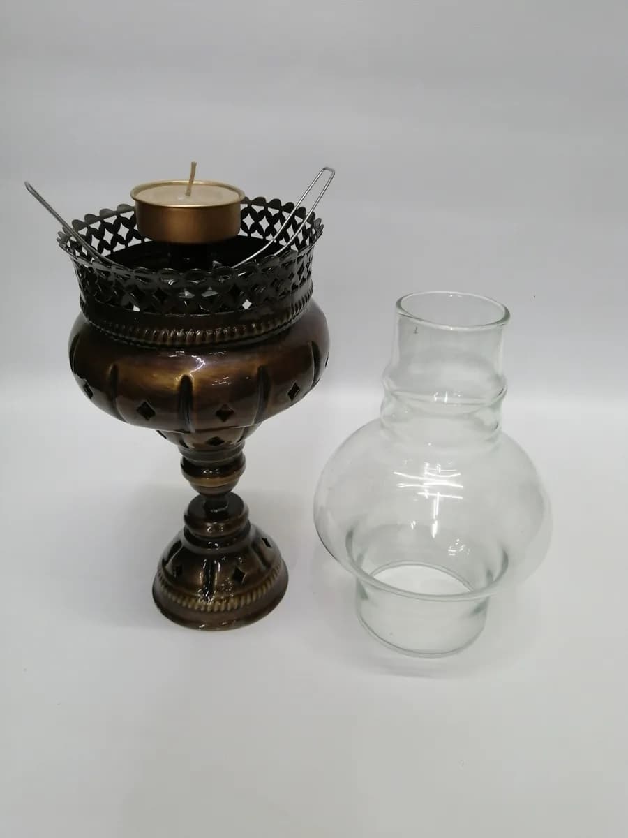 imagen de producto Candelabro Hindu Antimonio Cobrizado