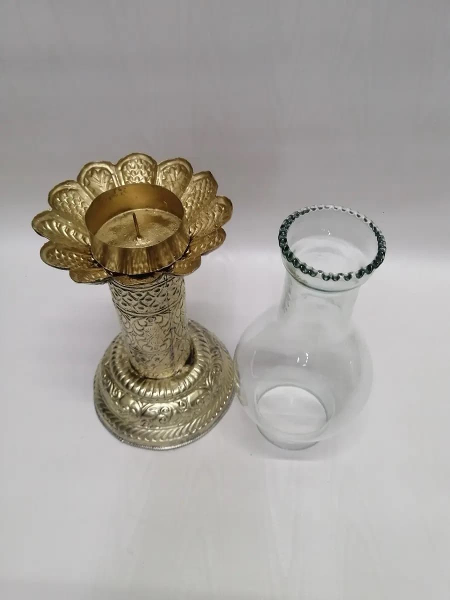 imagen de producto Candelabro Iglesia Lamina Bronce