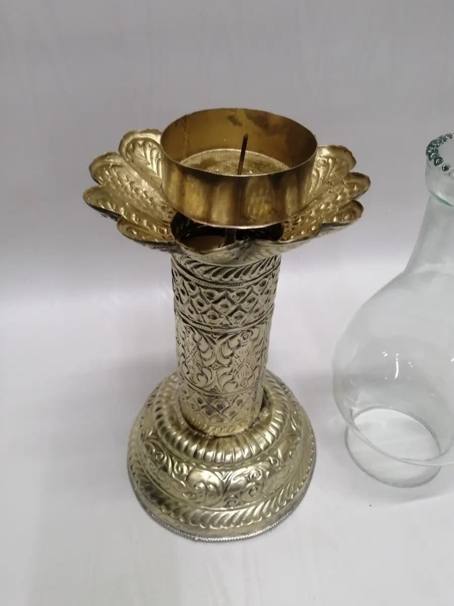 imagen de producto Candelabro Iglesia Lamina Bronce