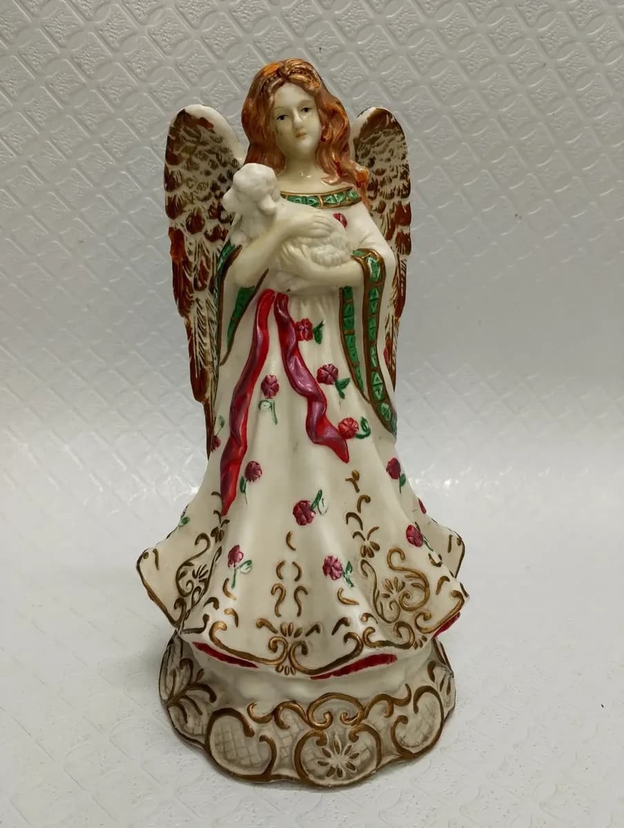 imagen de producto Angel De La Guarda Porcelana Y Oleo