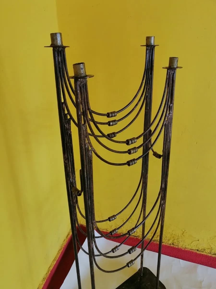 imagen de producto Candelabro De Pie Antiguo Italy 1950