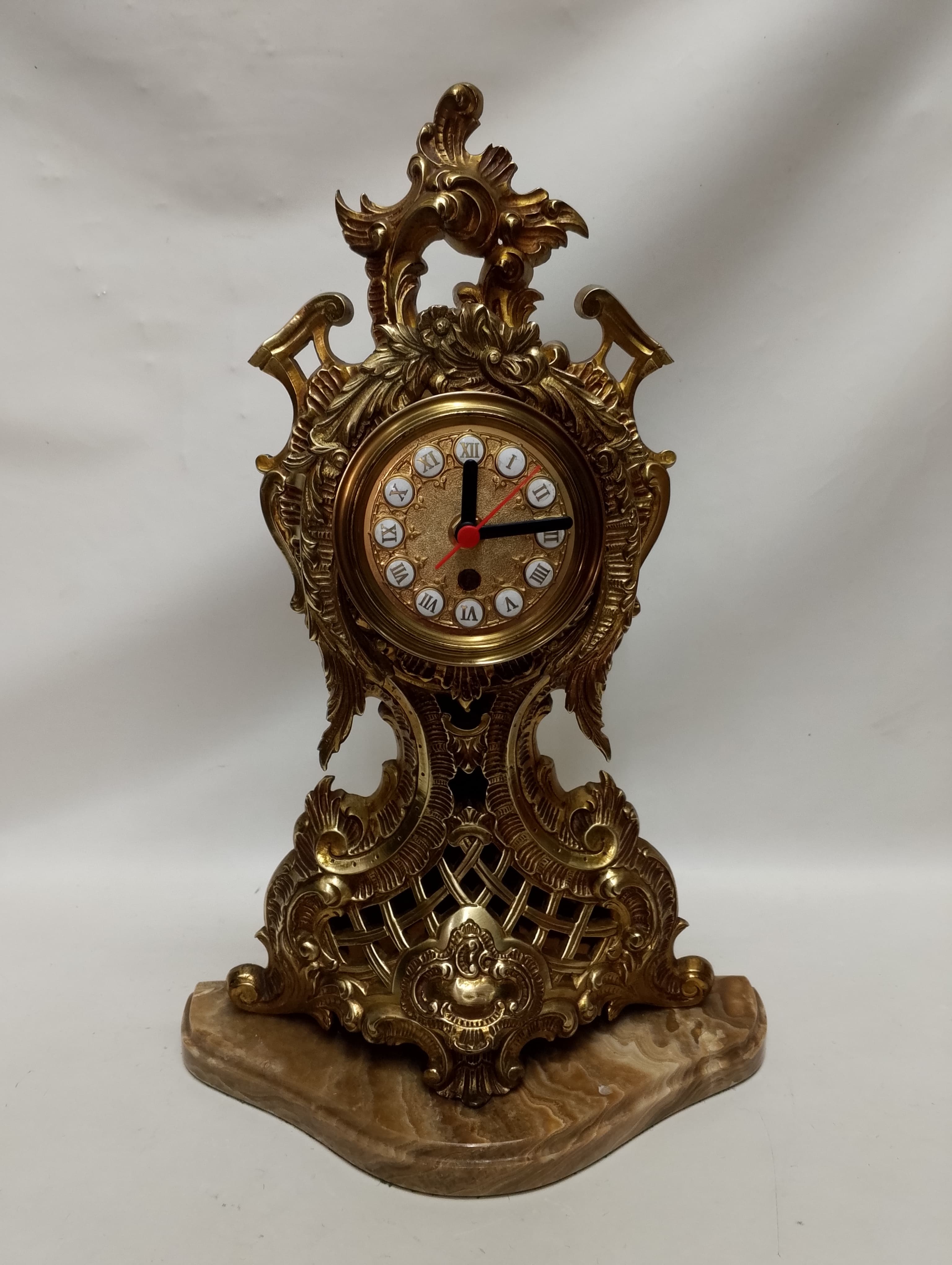 imagen de producto RELOJ FRANCES ROCOCO BRONCE Y MARMOL