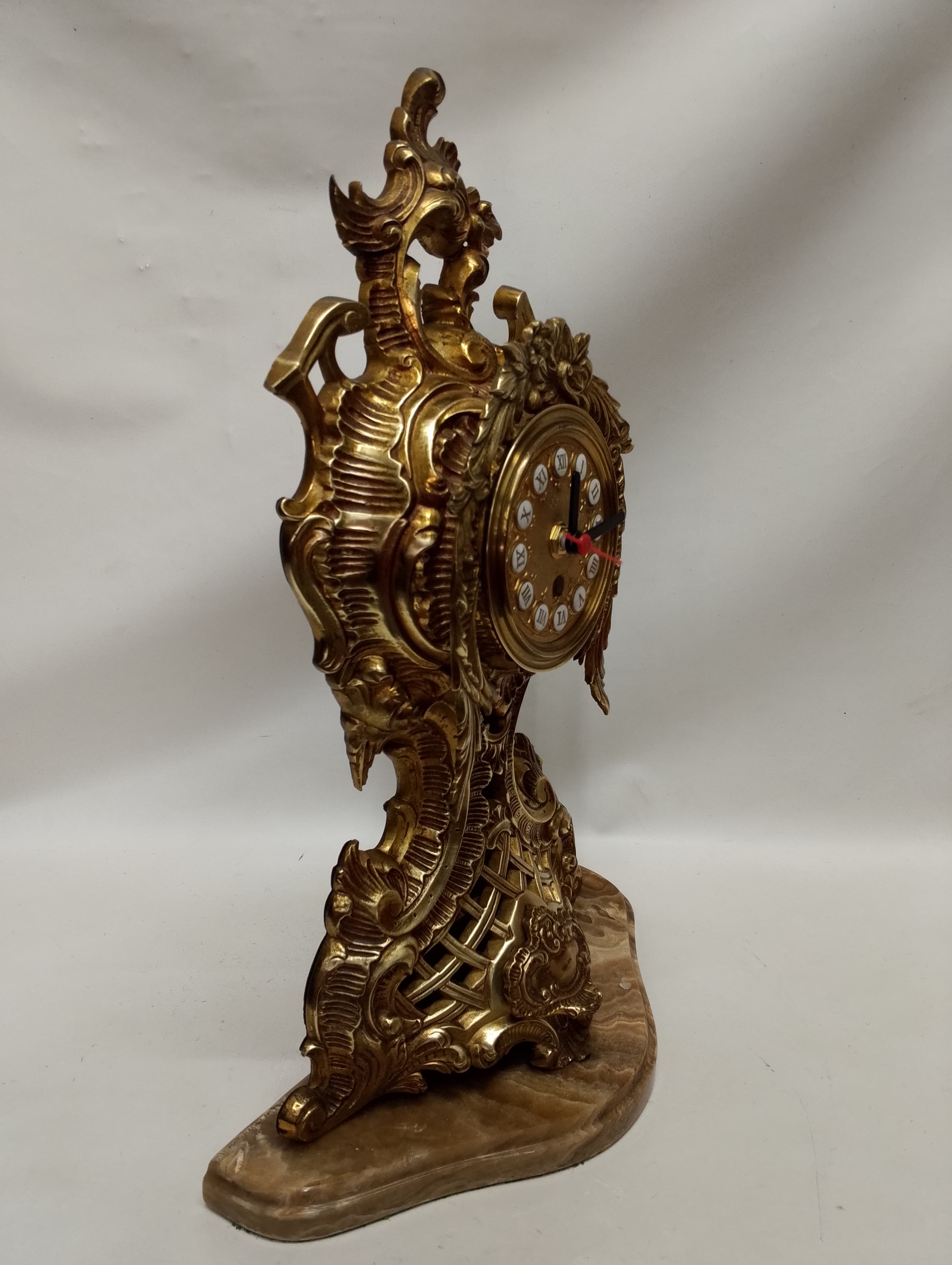 imagen de producto RELOJ FRANCES ROCOCO BRONCE Y MARMOL