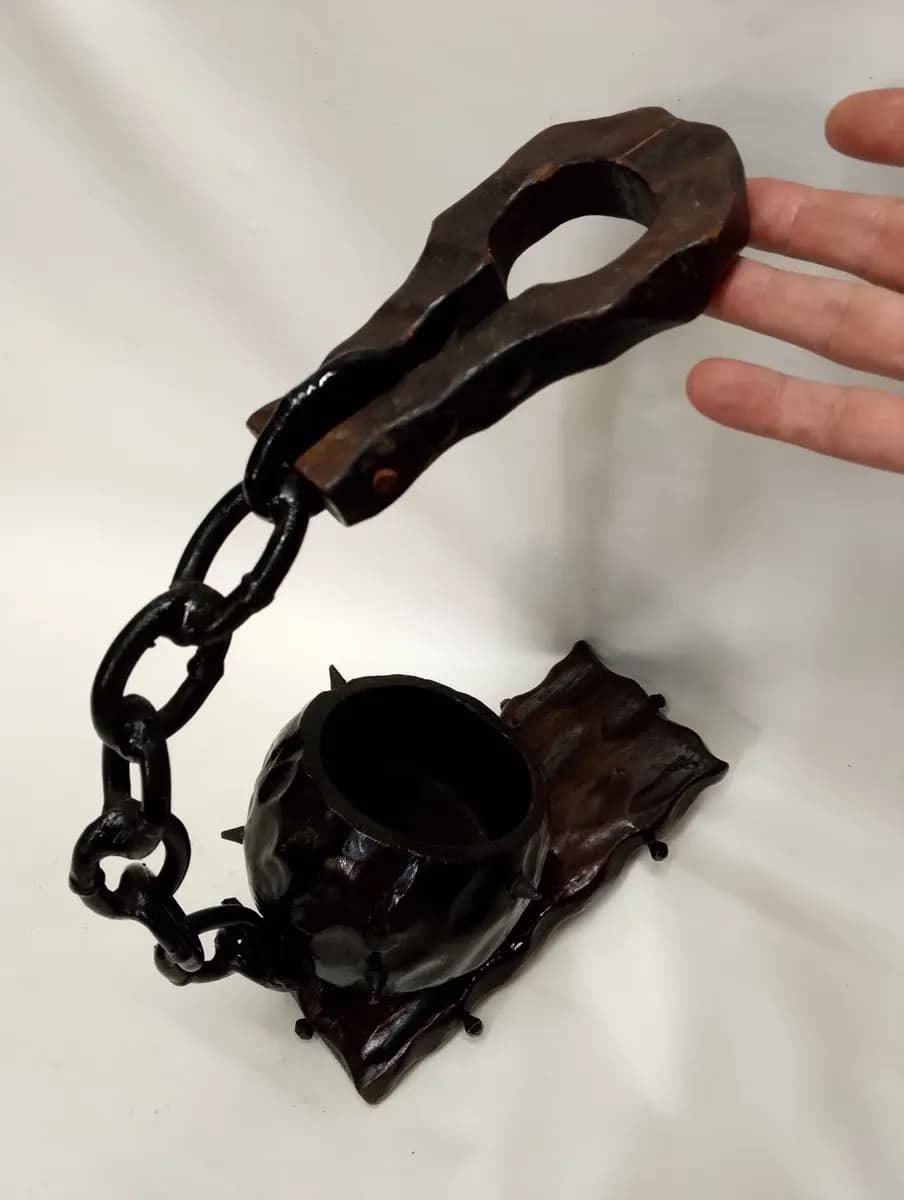 imagen de producto Portabotellas Antiguo U.s.a Estilo Medieval Madera