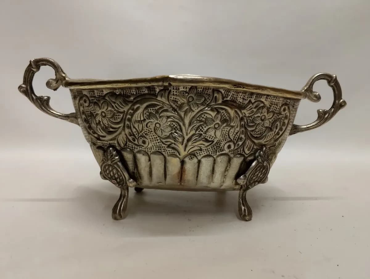 imagen de producto FRUTERO DE MESA FRANCES ANTIGUO OVALADO BRONCE