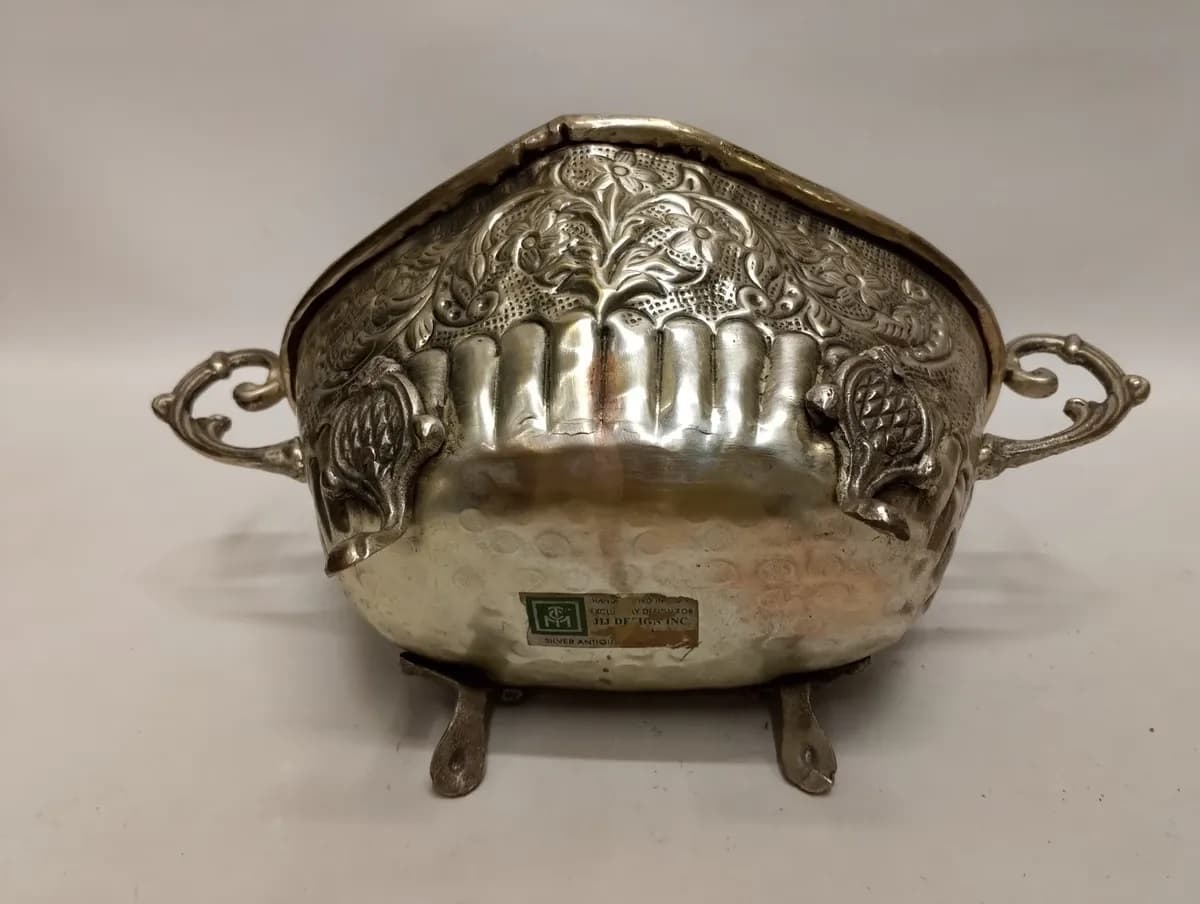 imagen de producto FRUTERO DE MESA FRANCES ANTIGUO OVALADO BRONCE
