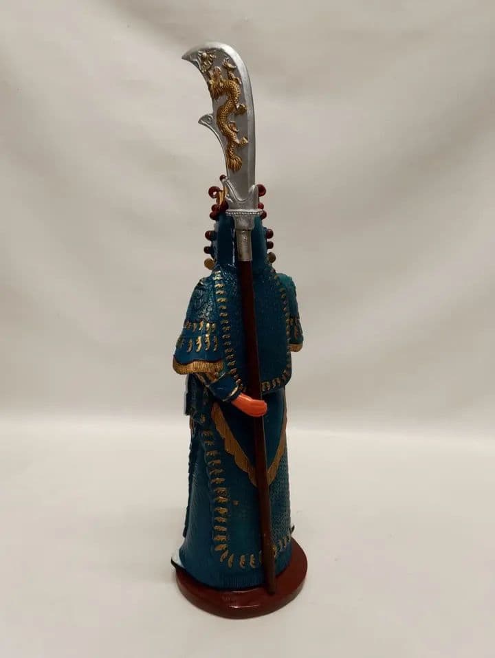 imagen de producto ESCULTURA JAPONES DIOS DE LA GUERRA EN MARMOLINA