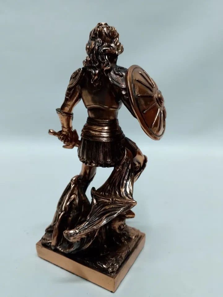 imagen de producto ESCULTURA ANTIGUA SAN MIGUEL ARCANGEL MARMOLINA