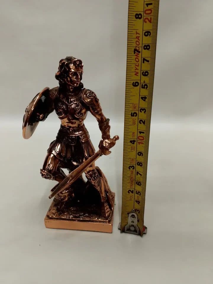 imagen de producto ESCULTURA ANTIGUA SAN MIGUEL ARCANGEL MARMOLINA