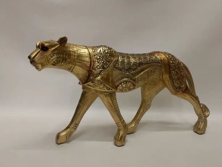 imagen de producto ESCULTURA ITALY PANTERA ETNICA ANTIGUA MARMOLINA