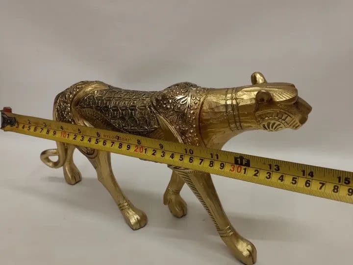imagen de producto ESCULTURA ITALY PANTERA ETNICA ANTIGUA MARMOLINA