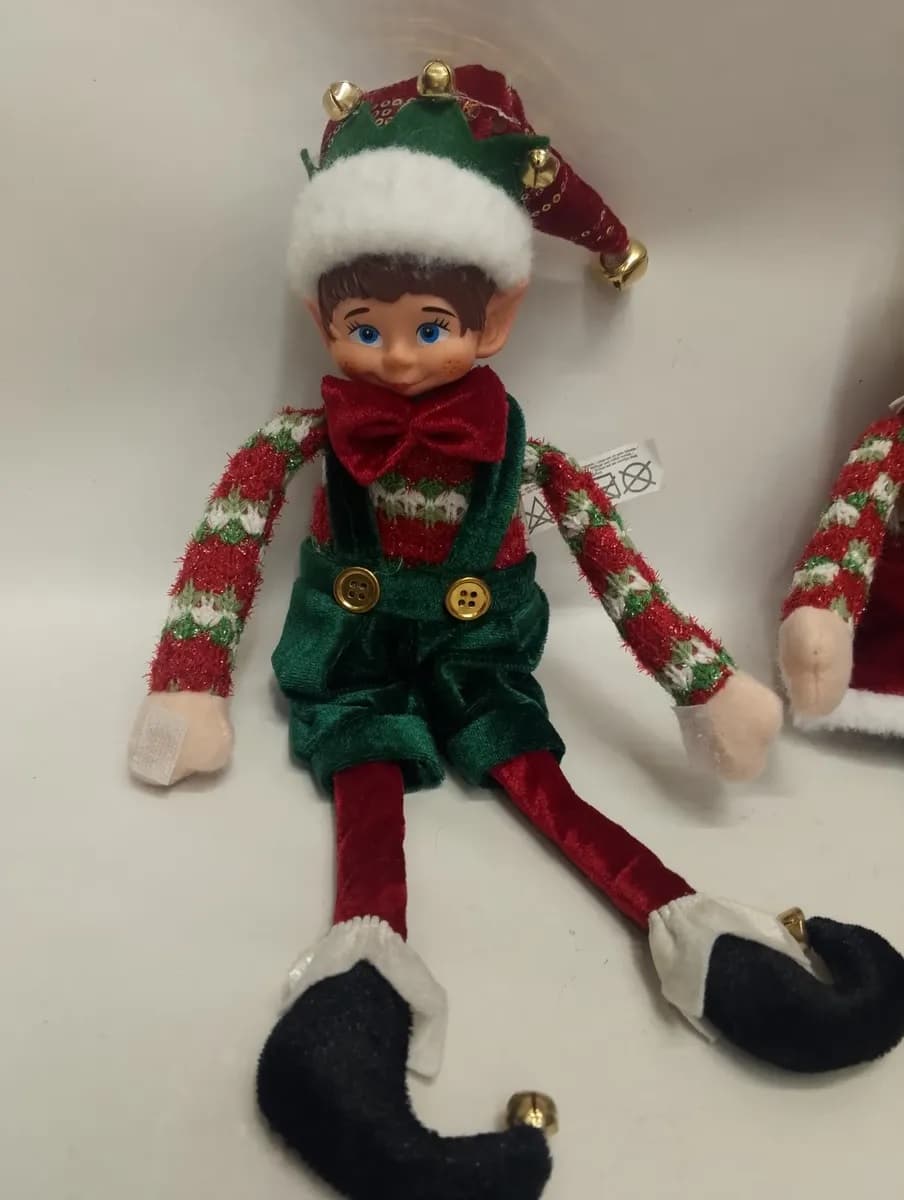 imagen de producto Muñeco Duende O Elfo Navidad Caucho Y Terciopelo