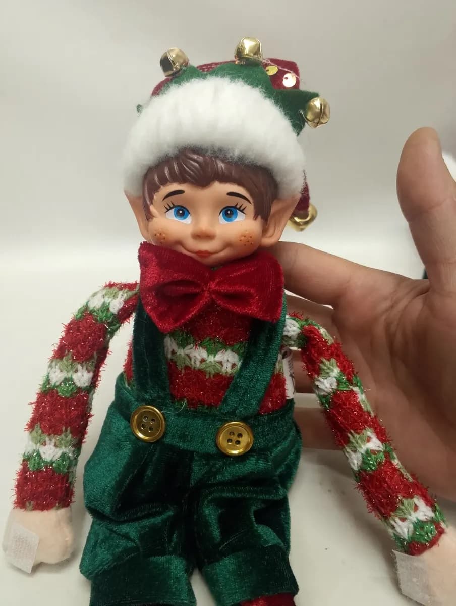 imagen de producto Muñeco Duende O Elfo Navidad Caucho Y Terciopelo