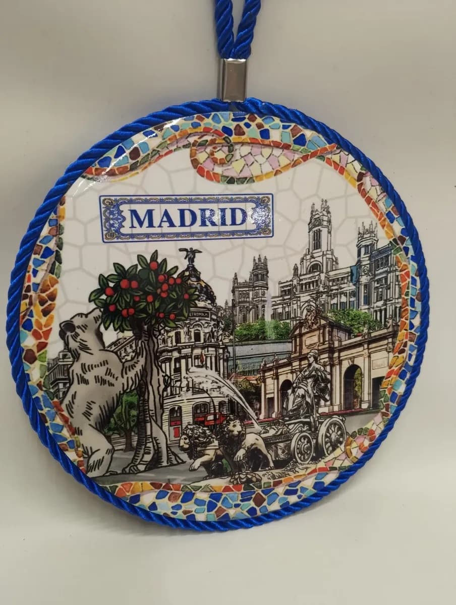 imagen de producto Salvamanteles Madrid Porcelana Corcho Millare Azul