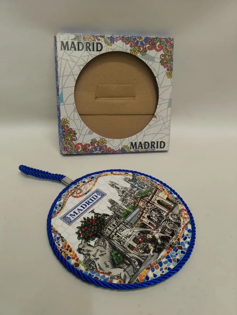 imagen de producto Salvamanteles Madrid Porcelana Corcho Millare Azul