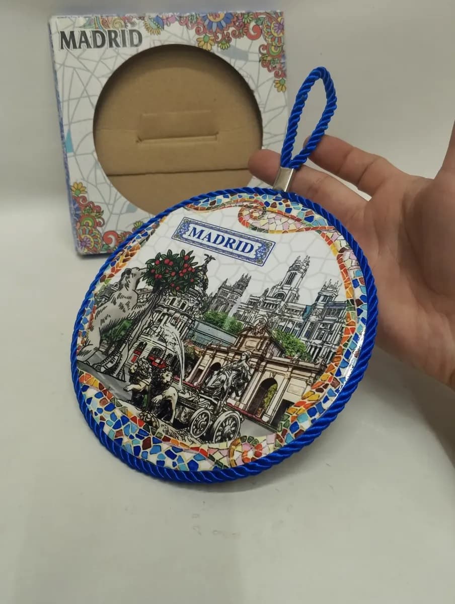 imagen de producto Salvamanteles Madrid Porcelana Corcho Millare Azul