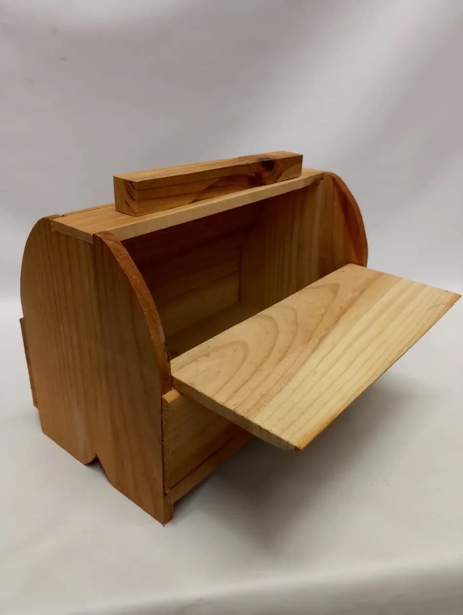 imagen de producto Caja Lustrar Calzado Antigua Madera Cedro Natural