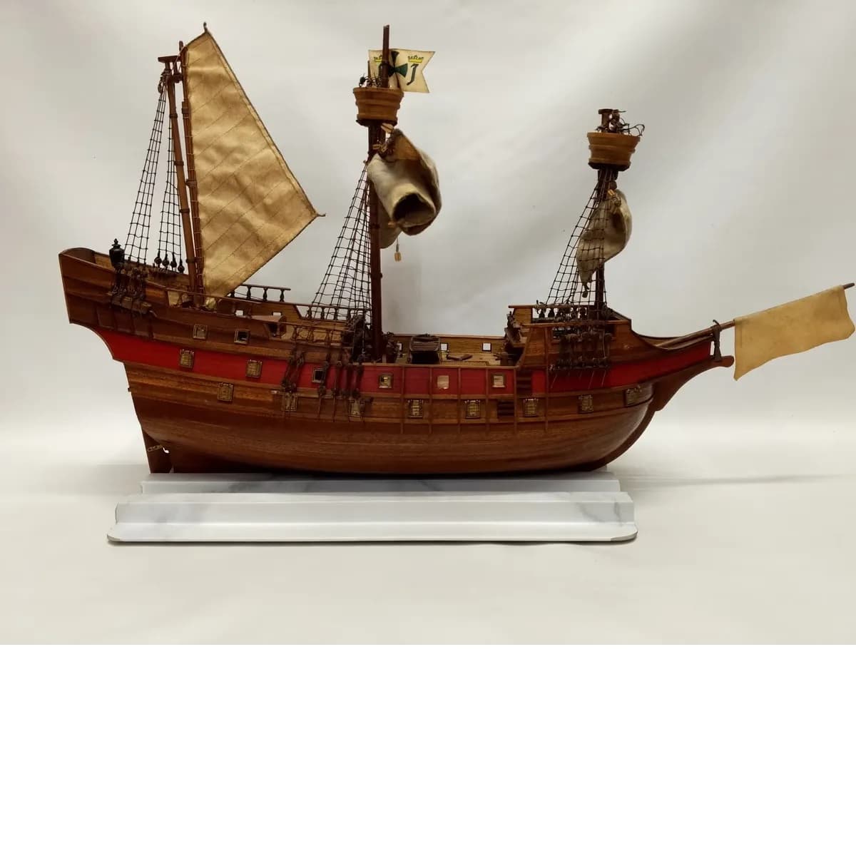 imagen de producto Barco Pirata Antiguo Escala Grande Madera Cedro