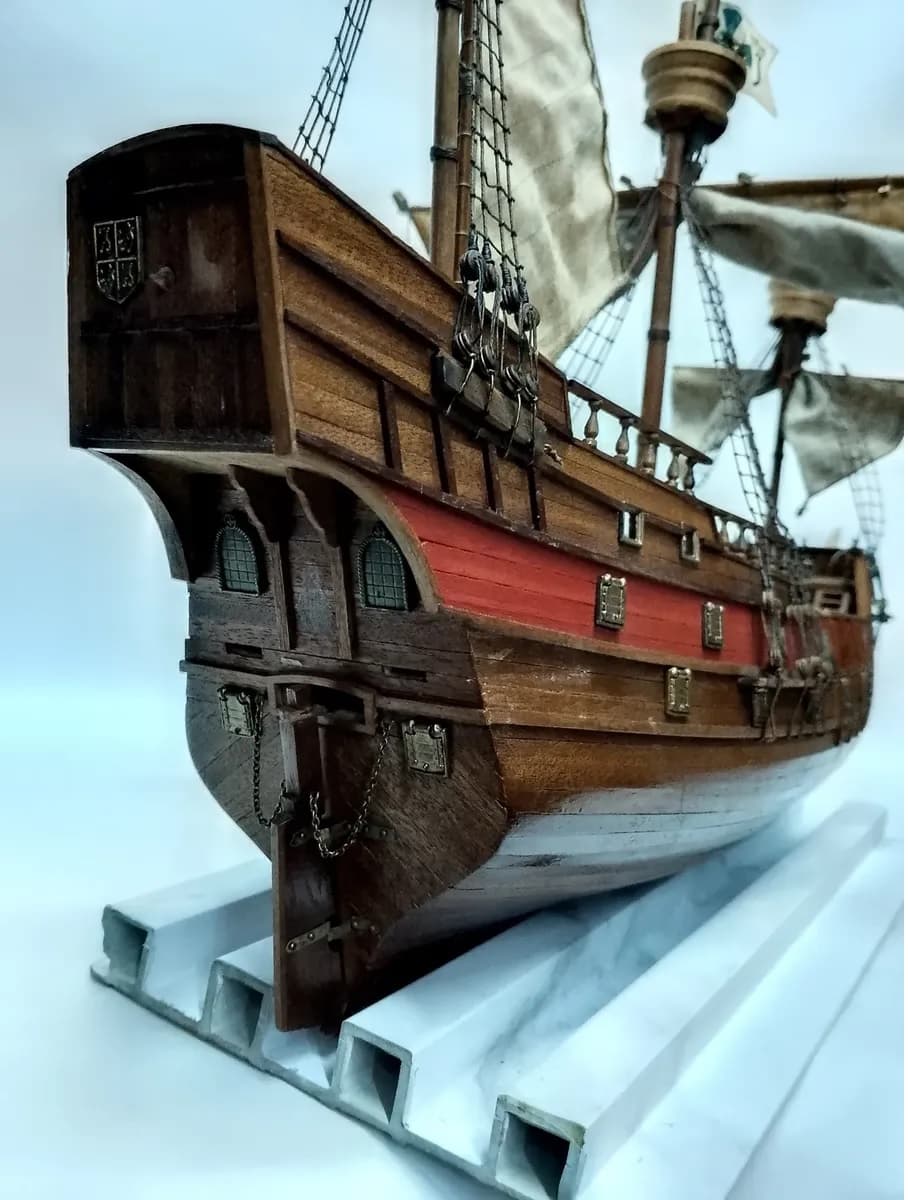 imagen de producto Barco Pirata Antiguo Escala Grande Madera Cedro