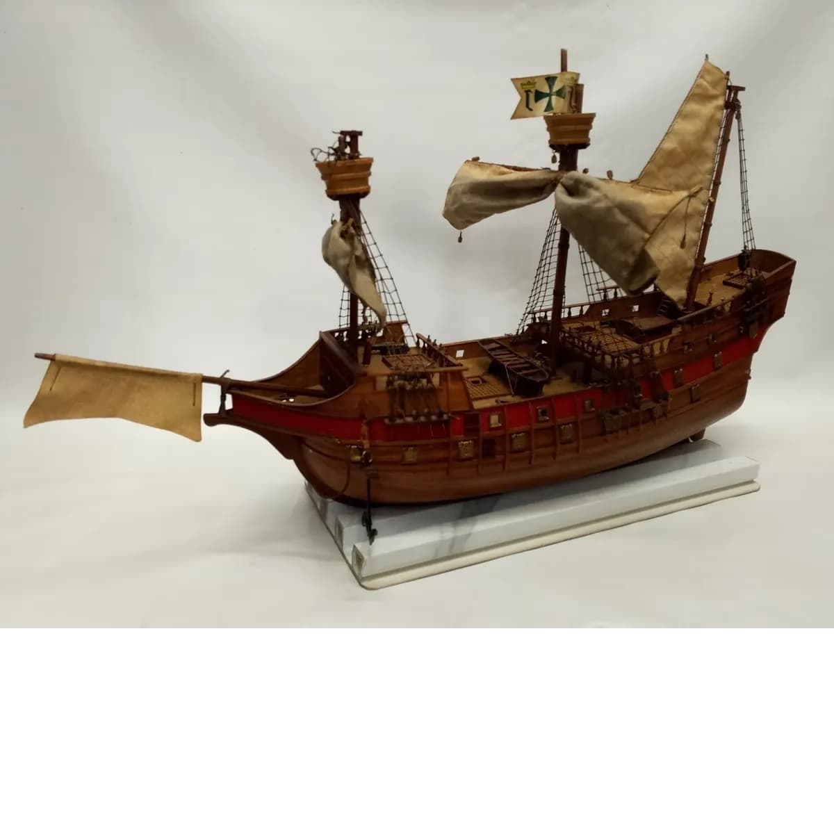 imagen de producto Barco Pirata Antiguo Escala Grande Madera Cedro