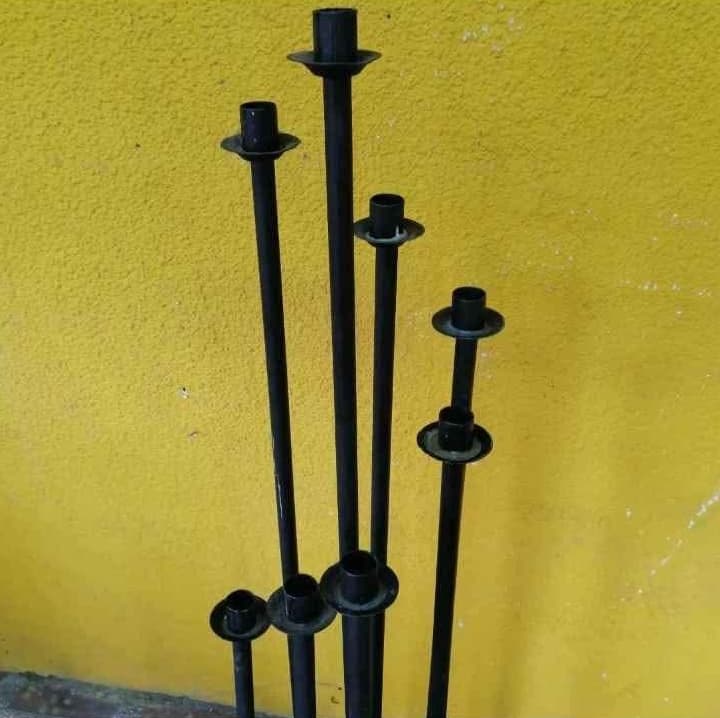imagen de producto CANDELABRO IGLESIA DE PIE HIERRO 8 VELAS GIGANTE