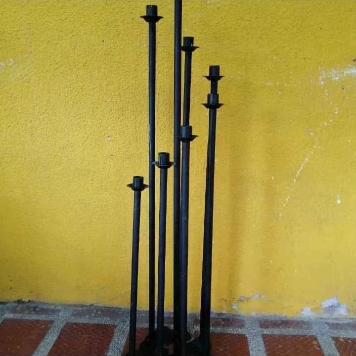 imagen de producto CANDELABRO IGLESIA DE PIE HIERRO 8 VELAS GIGANTE