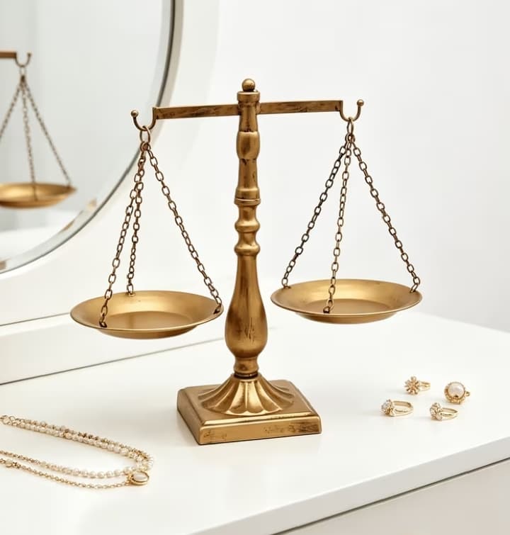 imagen de producto BALANZA DE LA JUSTICIA ANTIGUA EUROPEA