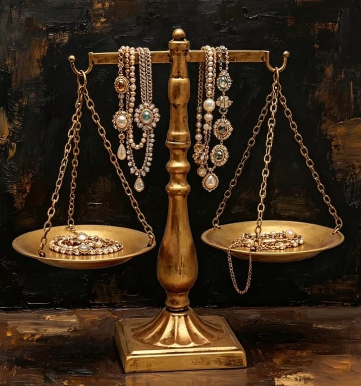 imagen de producto BALANZA DE LA JUSTICIA ANTIGUA EUROPEA