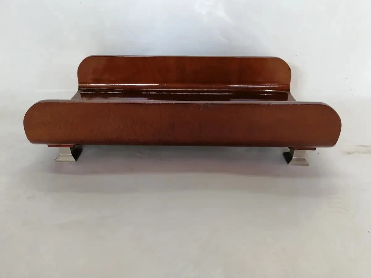 imagen de producto Bandeja O Frutero Deco Madera Cedro Y Patas Cromo