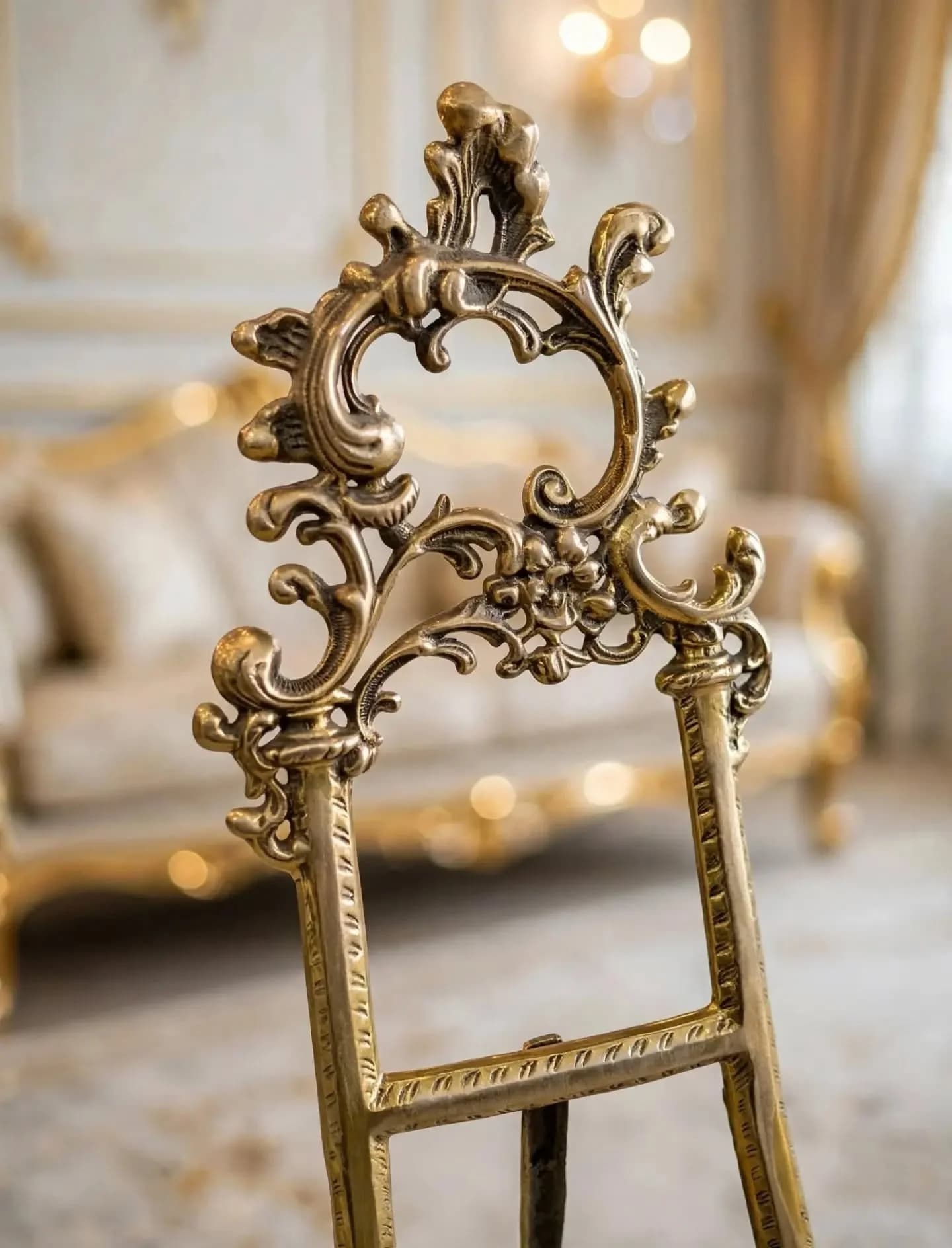 imagen de producto TRIPODE ATRIL DE MESA ANTIGUO EN BRONCE MACIZO