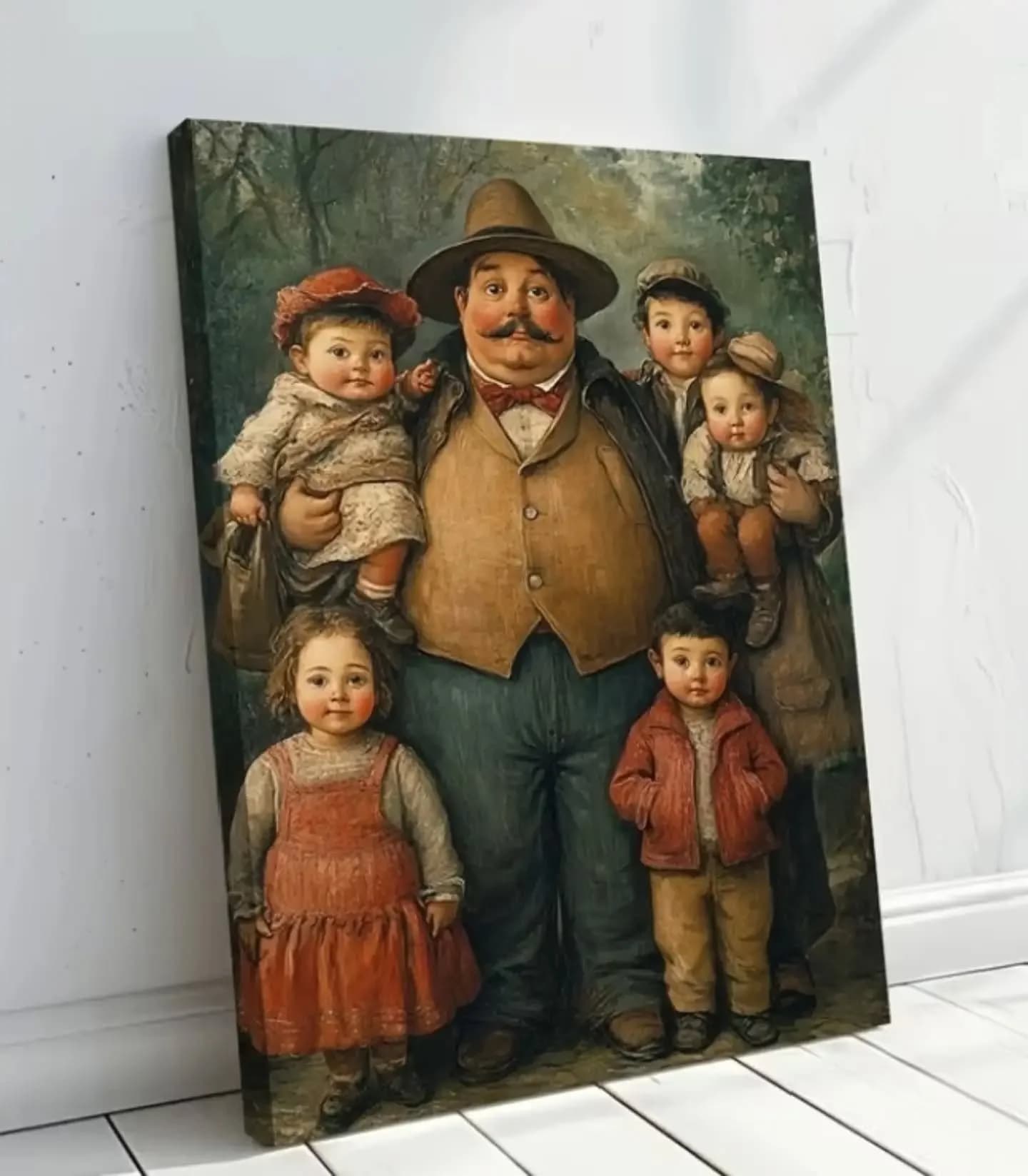 imagen de producto CUADRO ESTILO ANTIGUO LIENZOGRAFIA BOTERO