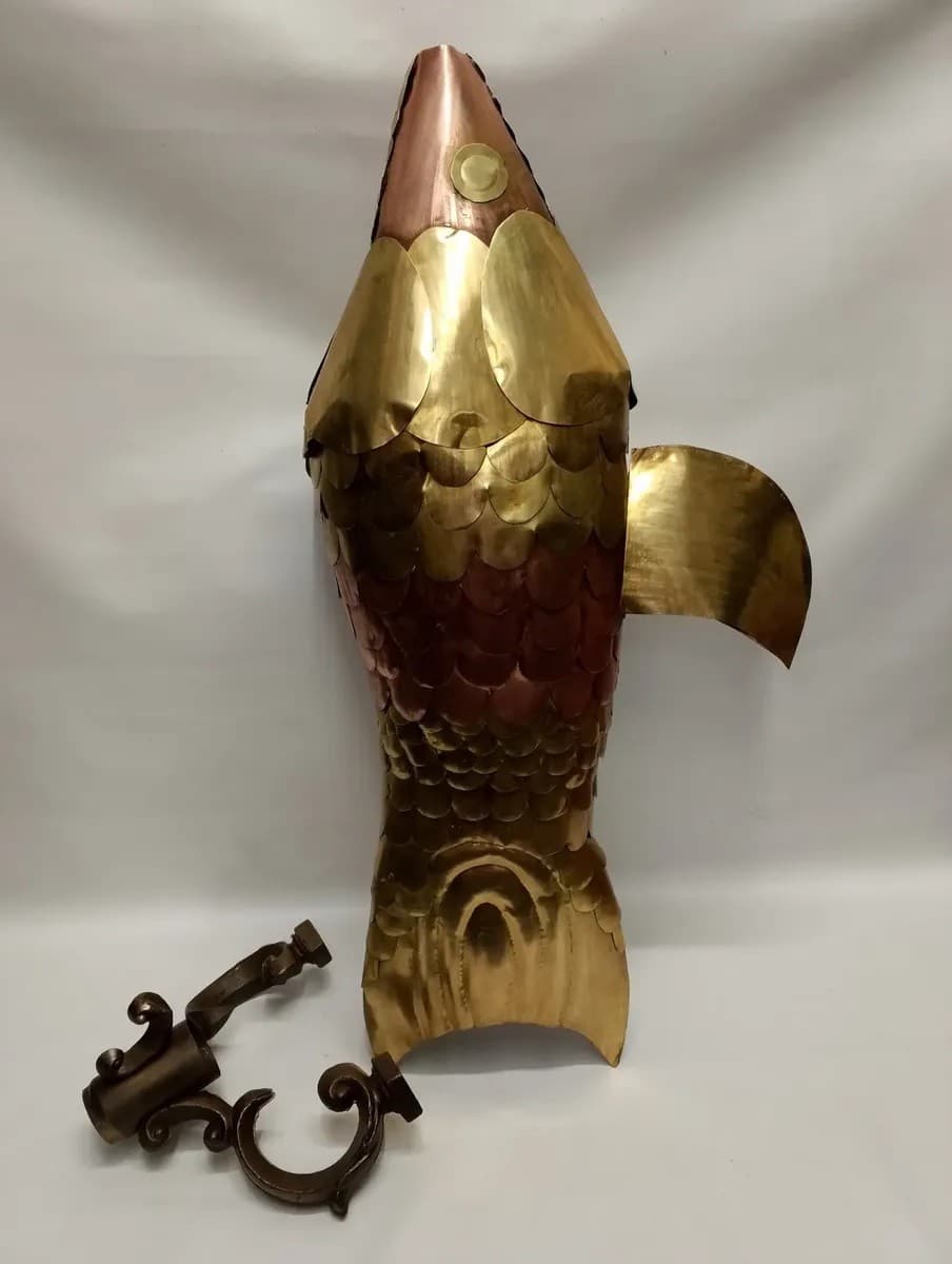 imagen de producto Pez Gigante Hindu Lamina Bronce Y Cobre