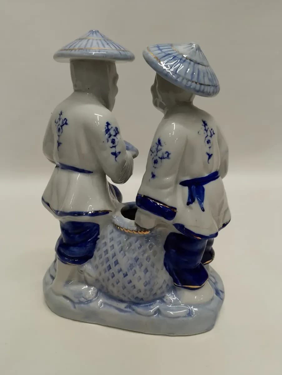 imagen de producto Porcelana Antigua China Los Pescadores
