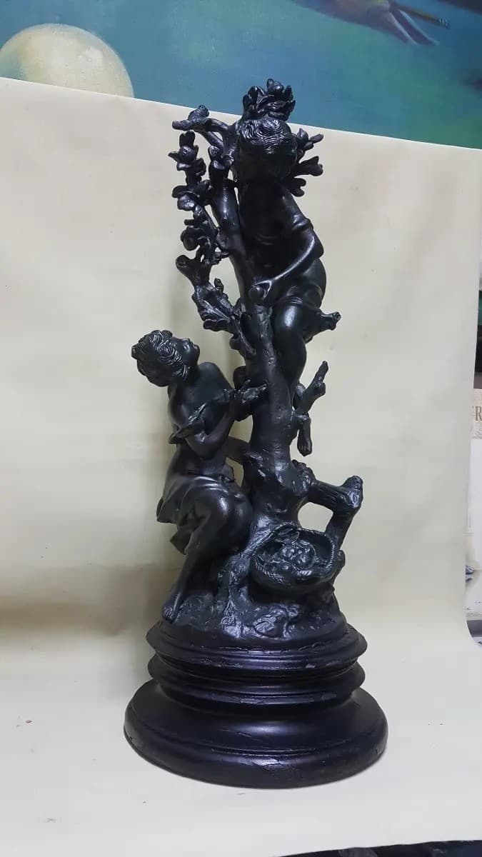 imagen de producto Escultura Francesa Antimonio Tu Y Yo