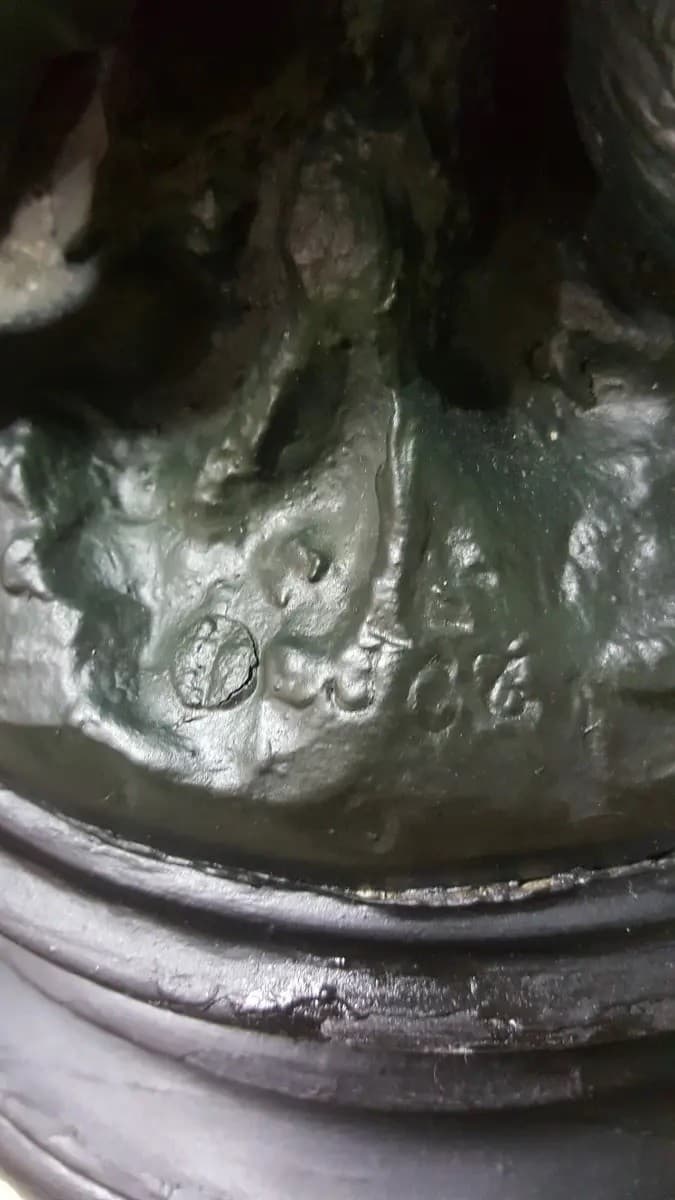 imagen de producto Escultura Francesa Antimonio Tu Y Yo